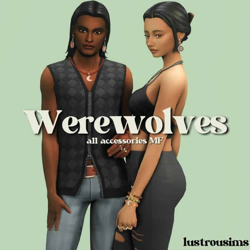 sims 4 werewolves accesories