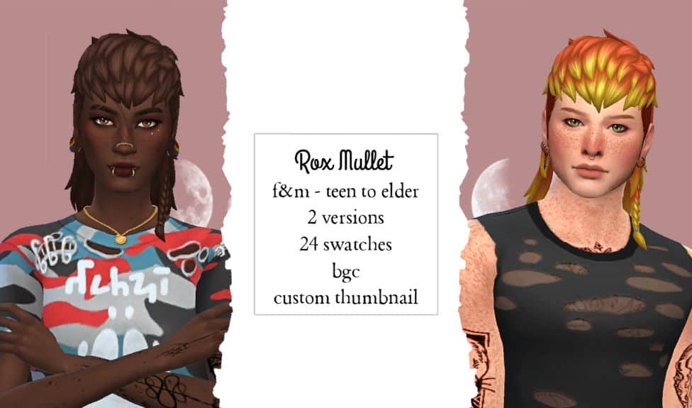 sims 4 werewolf mullet