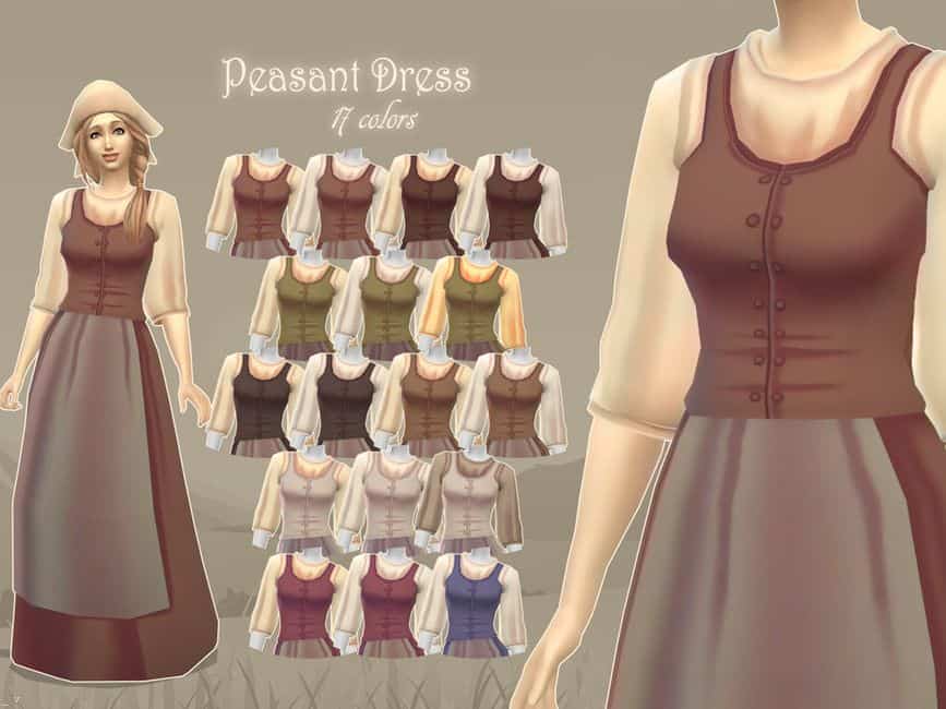 simple peasant dress