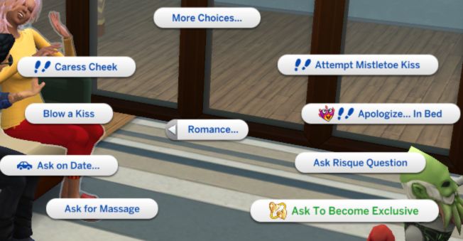 multiple romance interaction options