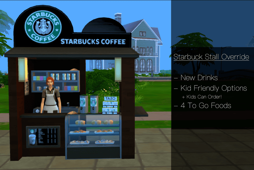 starbucks coffee stall