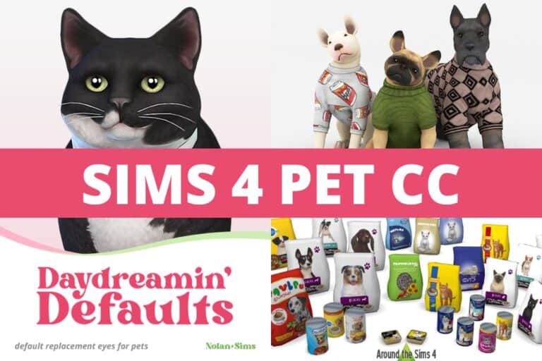 Sims 4 Pet CC: Spoil Your Furry Friends