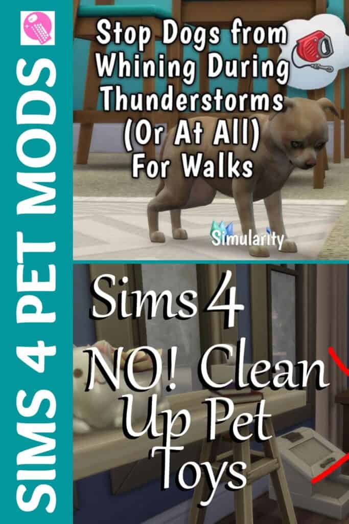 sims 4 pet mods Pinterest pin