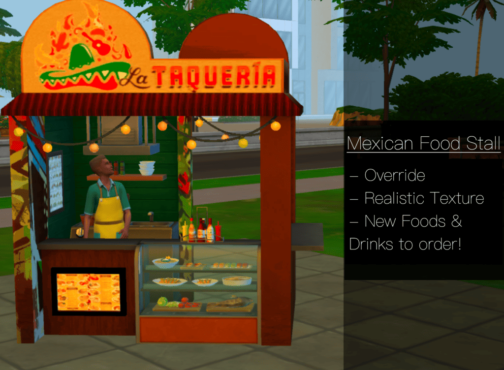 mexican food stall