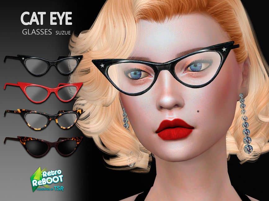 cat eye 50s glasses