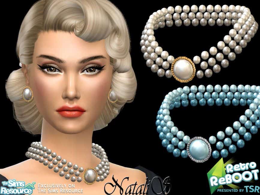 fancy pearl necklace