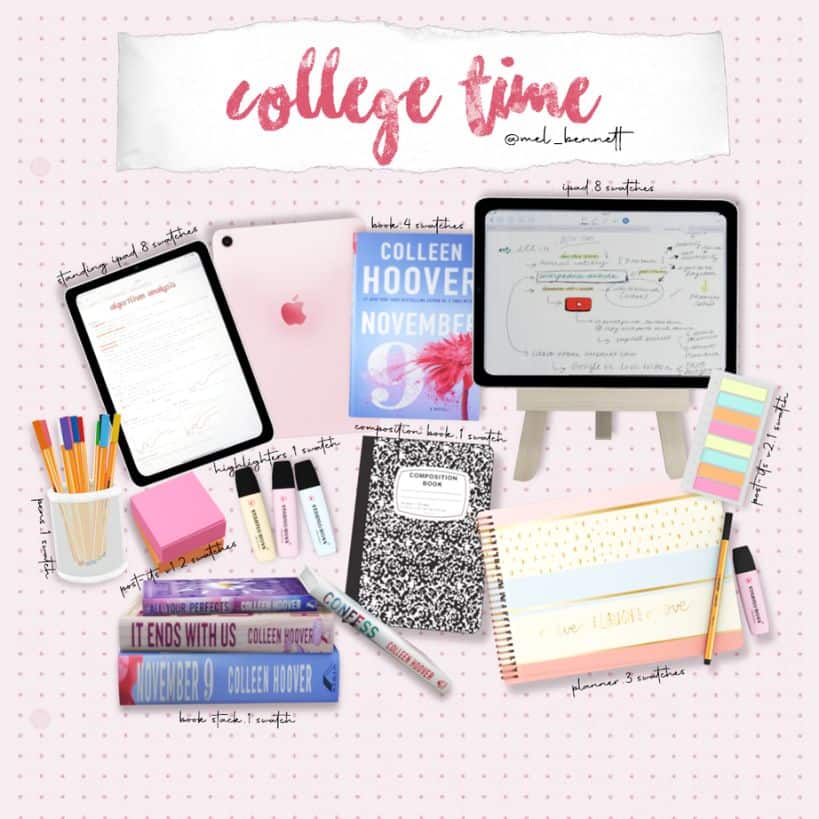 college work clutter