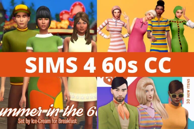 33+ Sims 4 60s CC: Enjoy The Captivating Sixties