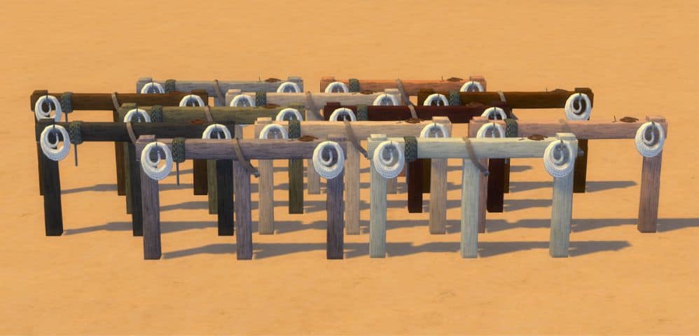 hitching posts for sims 4