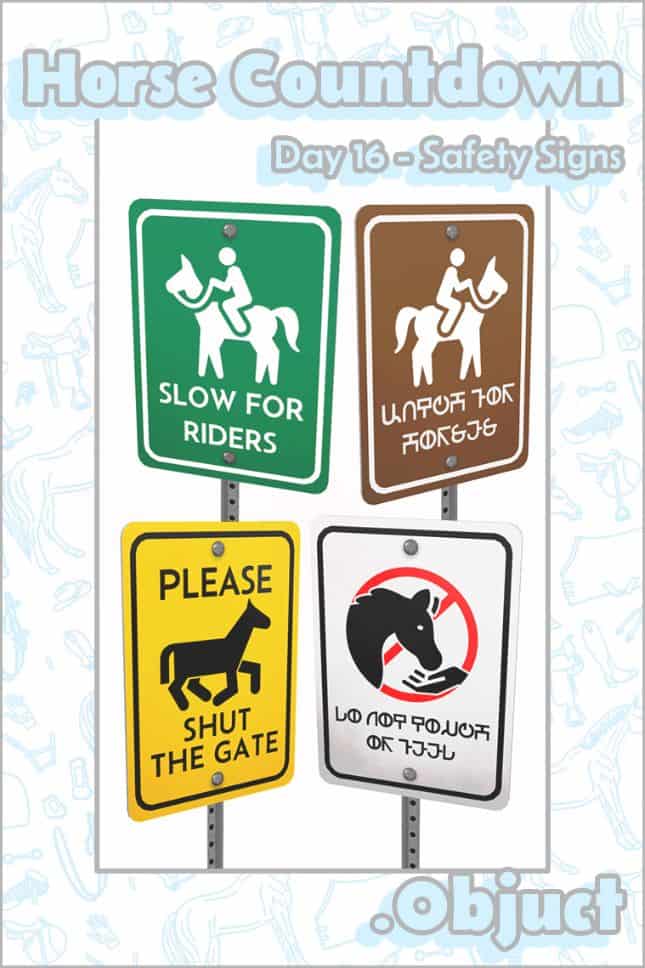 sims 4 horse ranch cc safety signs