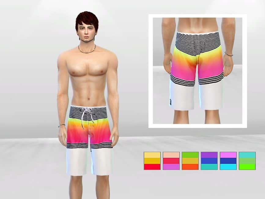 mens colorful board shorts cc