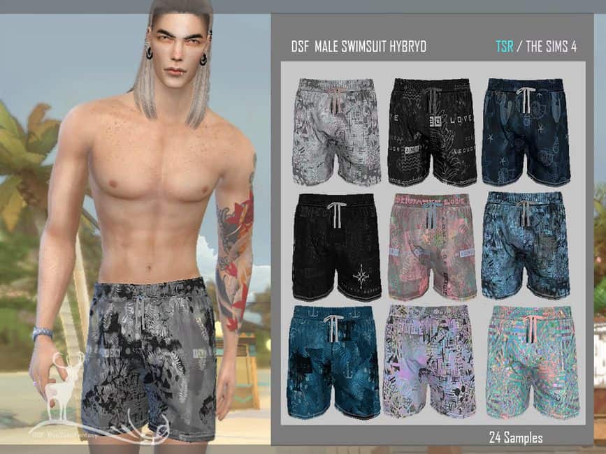 mens patterned boardshorts