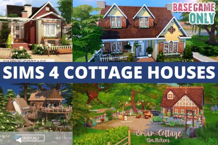 15+ Sims 4 Cottage Houses: A Simple Way Of Living