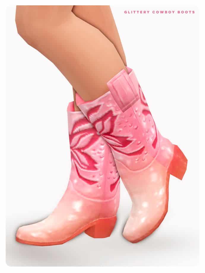 pink country boots