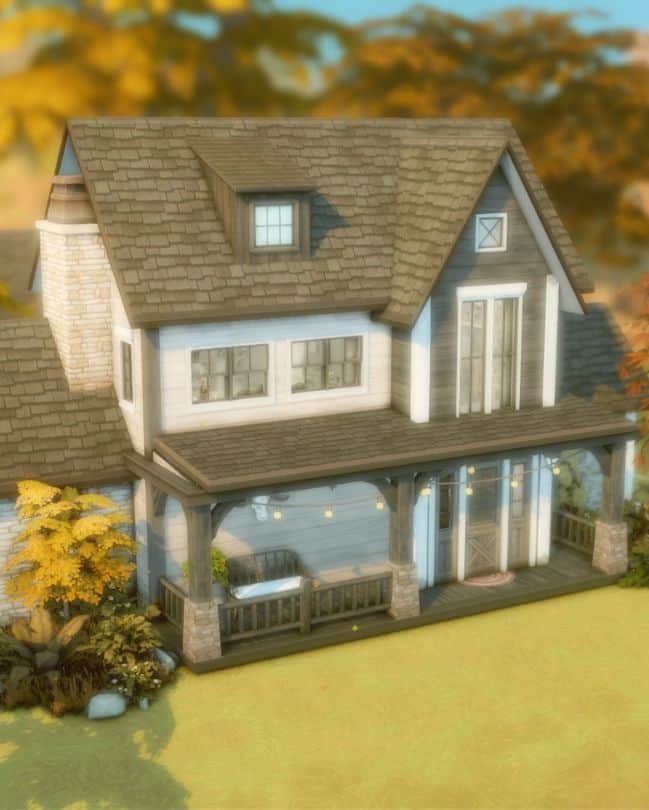cozy two story ranch house