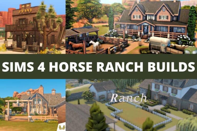 19+ Sims 4 Horse Ranch Builds (Chestnut Ridge)