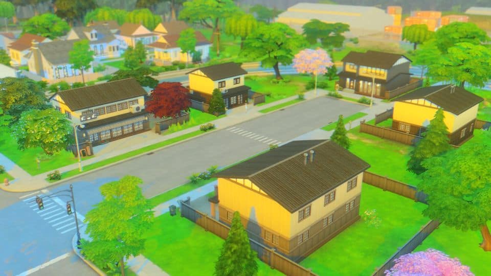 asian style house on willow creek street