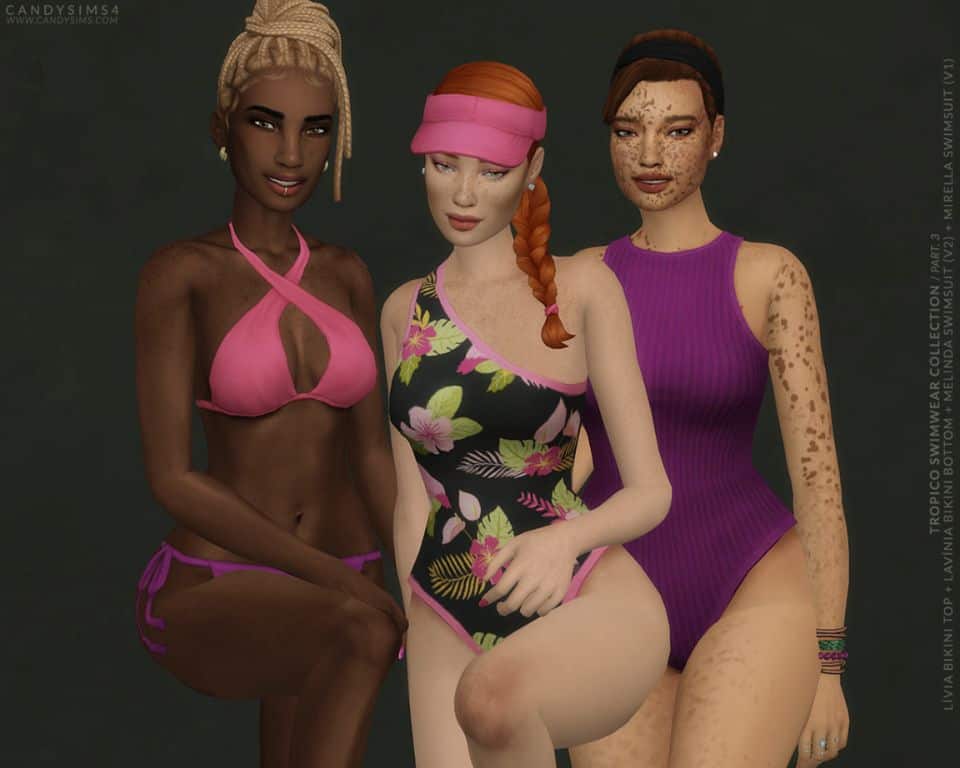 Sims Swimsuit Cc Bikinis One Piece Board Shorts We Want Mods