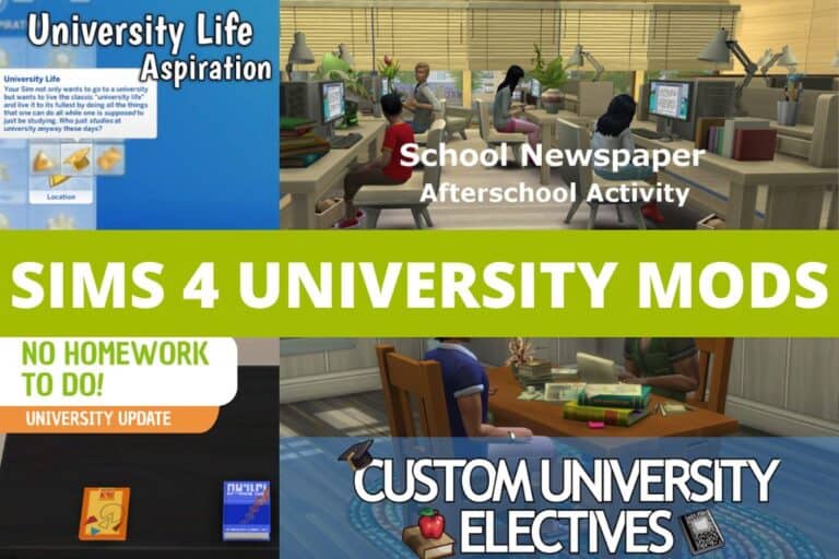 23+ Sims 4 University Mods: A Better Way Of Learning