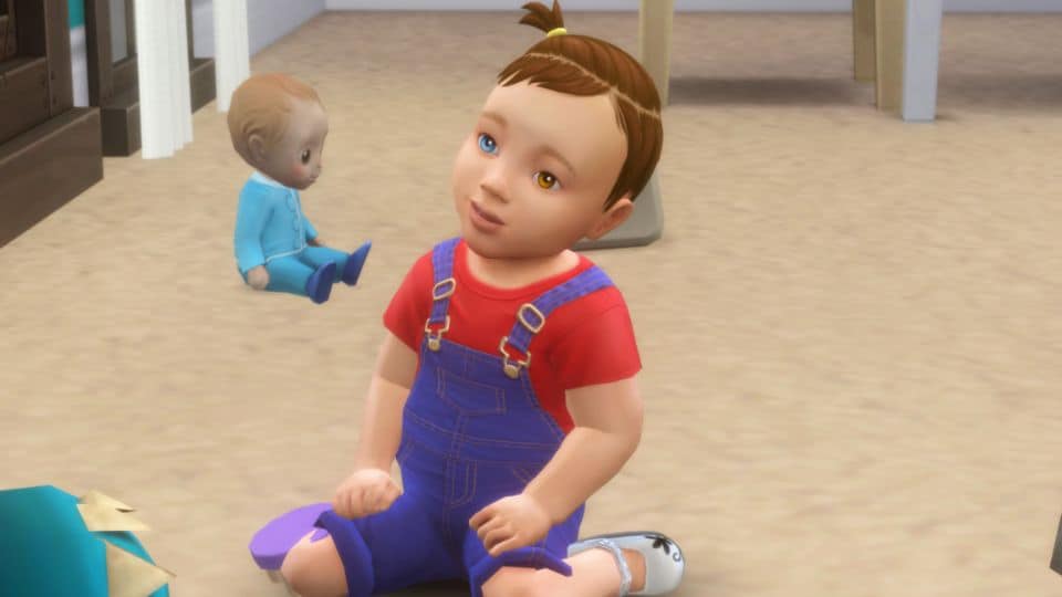 infant sims heterochromia eyes