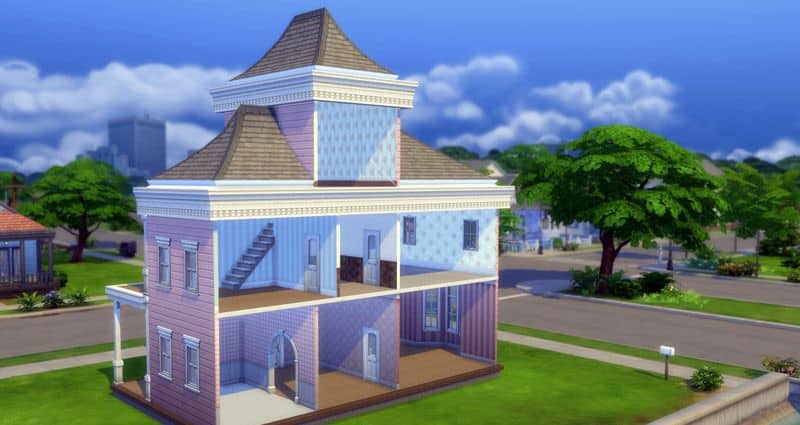 life size sims dollhouse