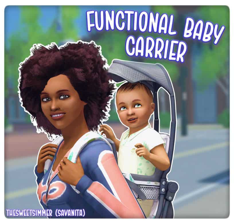 baby carrier custom content