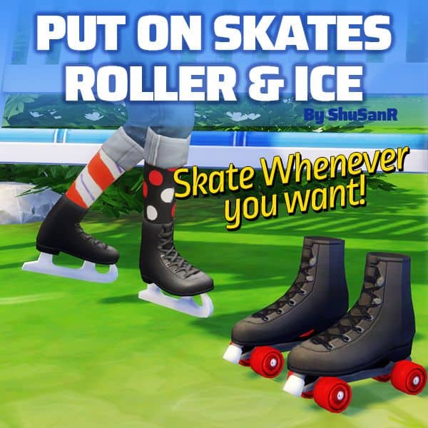 roller skates and ice skates custom content