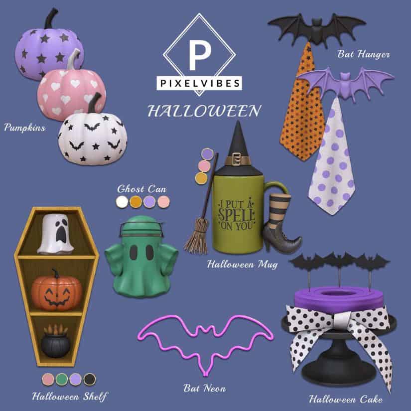 collection of Halloween custom content