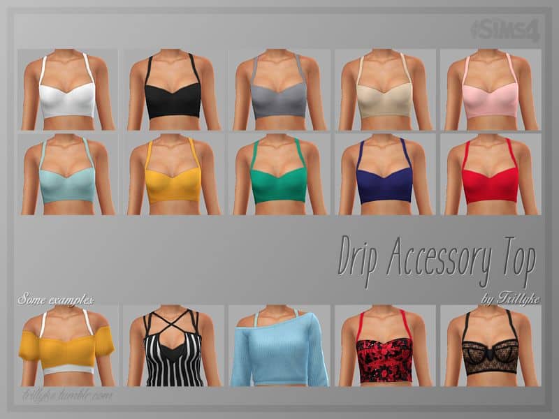 collage of cropped accessory top