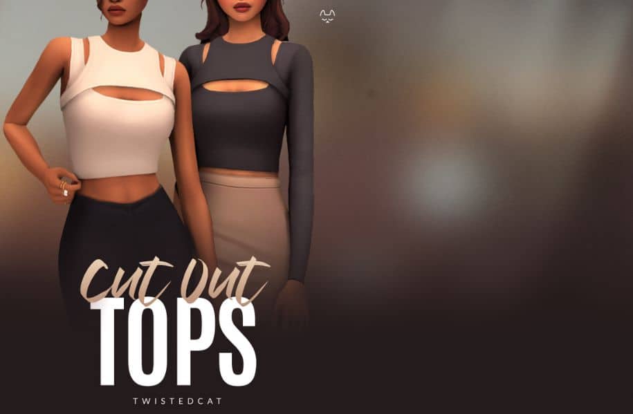 sporty cut out crop tops