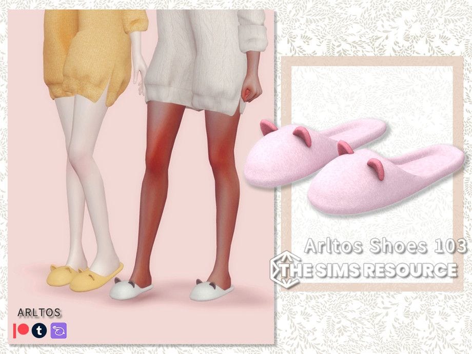 cat ear design slippers