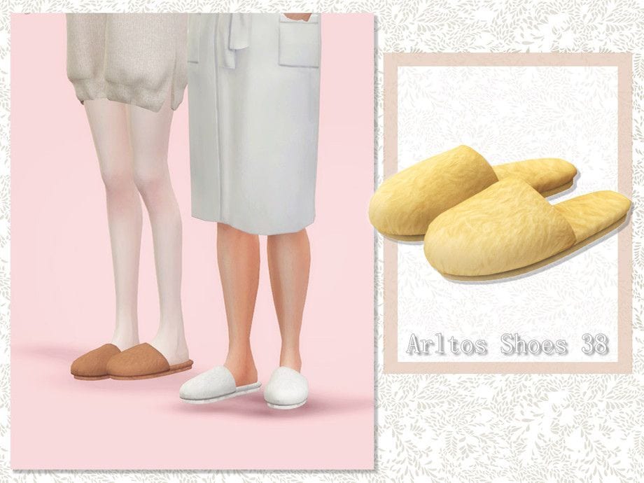 plush plain slip on slippers