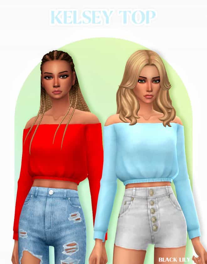 off the shoulder crop tops