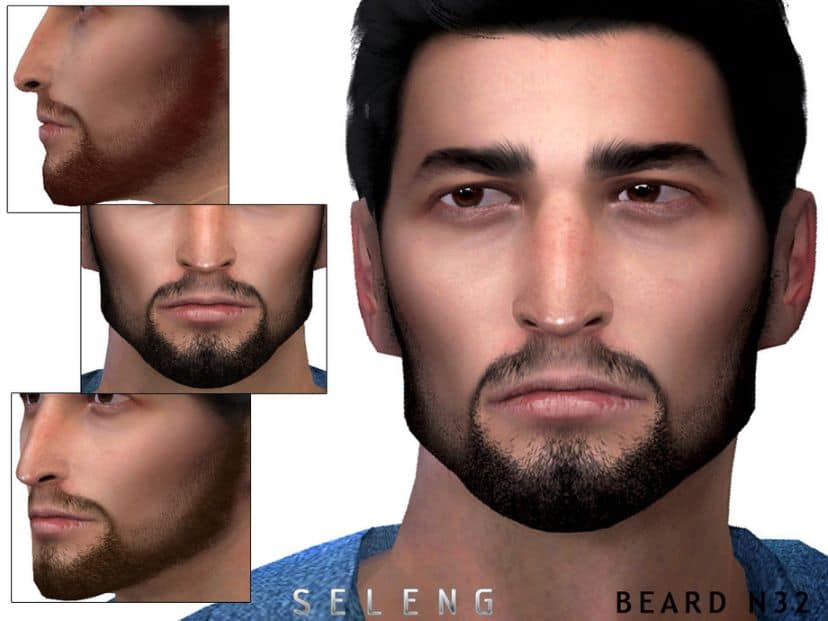 male sim with extended goatee