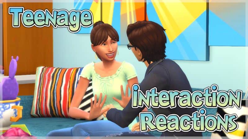 teenage sim chatting with other