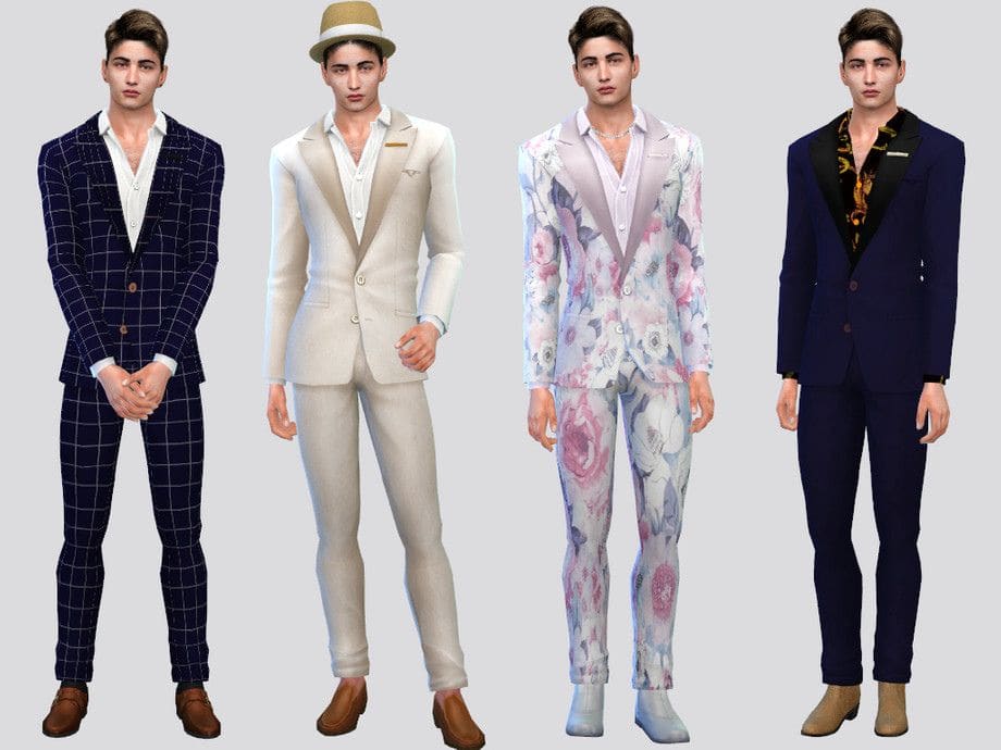 male sims dressed in fancy suits