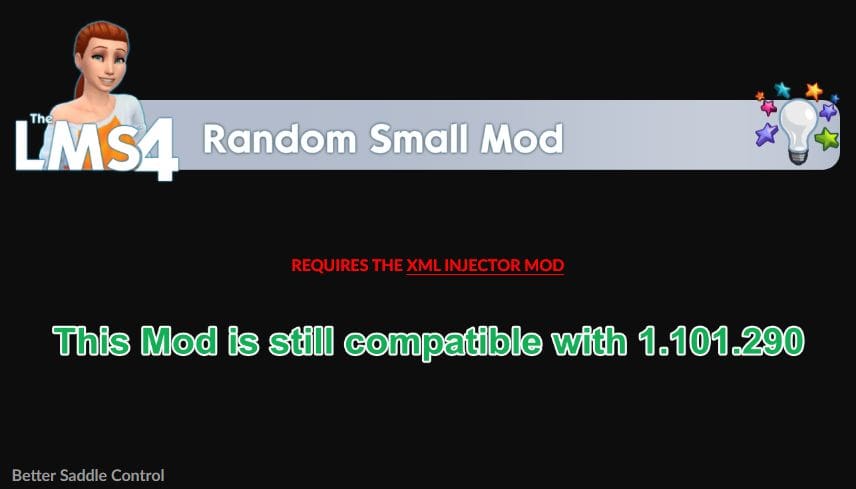 mod title banner for better saddle control