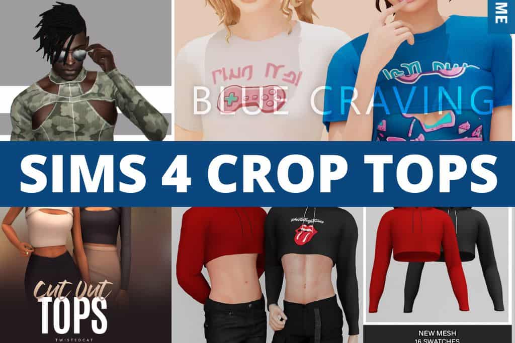 sims 4 crop tops cpllage