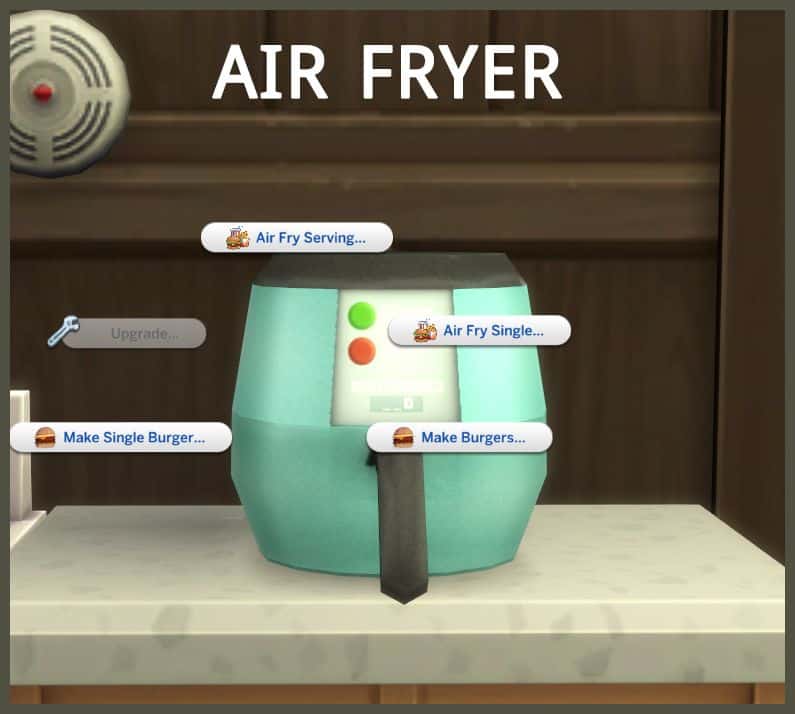 air fryer item on counter