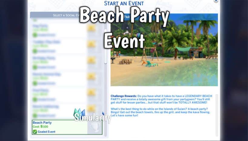 beach party event description