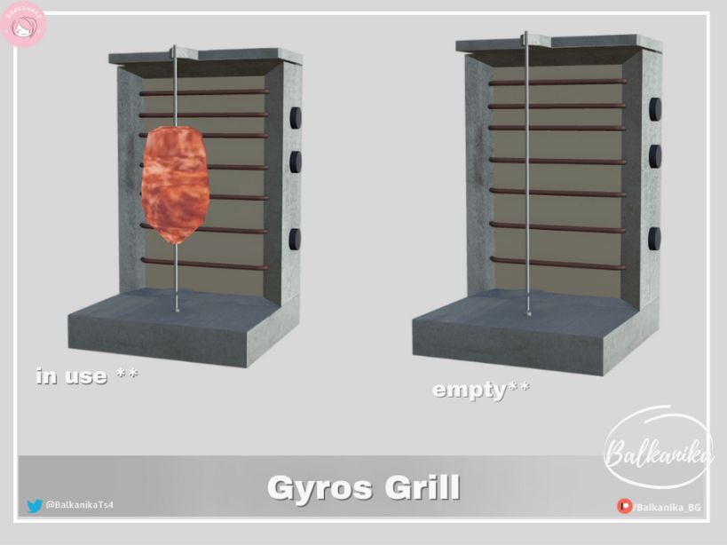 two gyros grill items