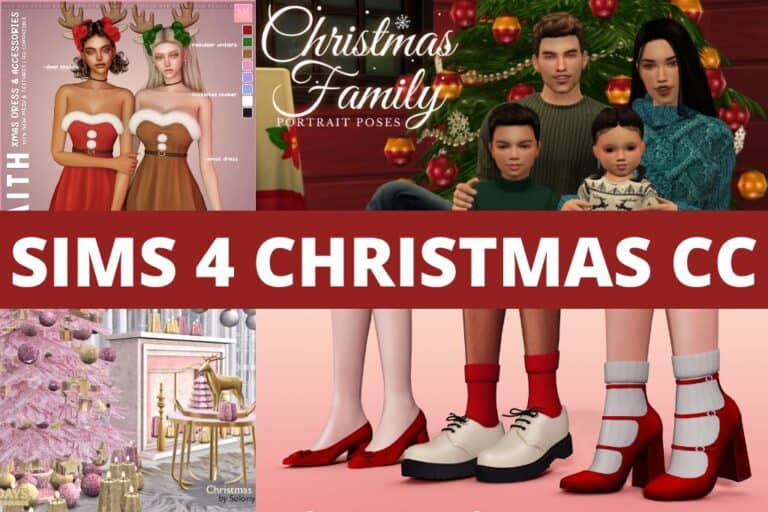 33 Sims 4 Christmas CC: Holiday Decor, Clothes & Shoes