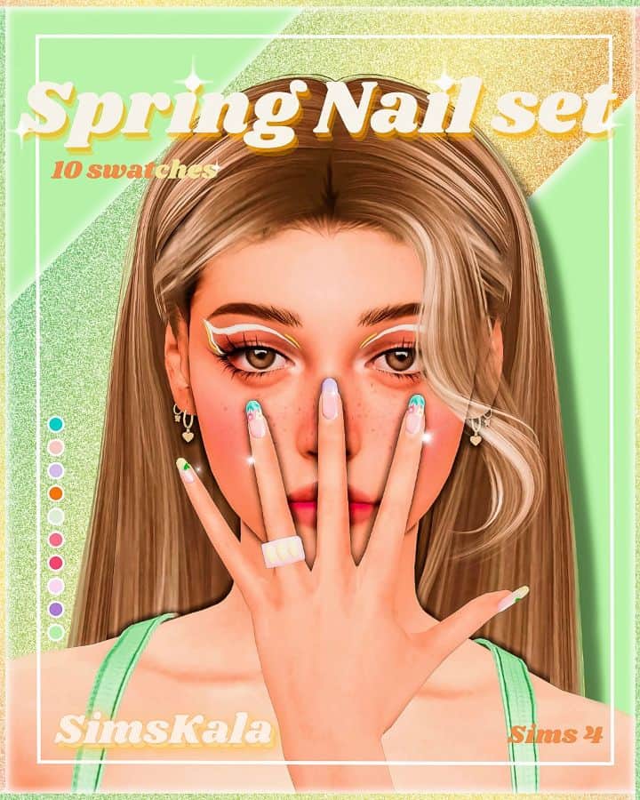 sim with spring nails