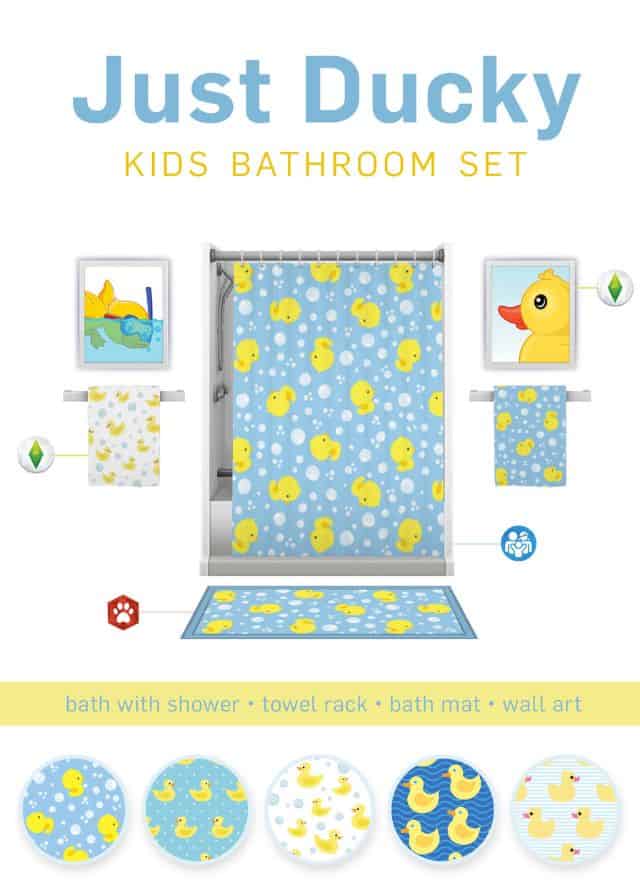 duck design kids bathroom