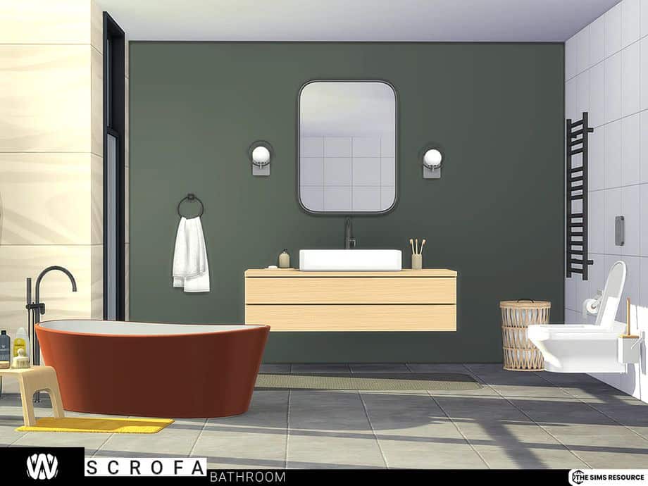 modern style bathroom