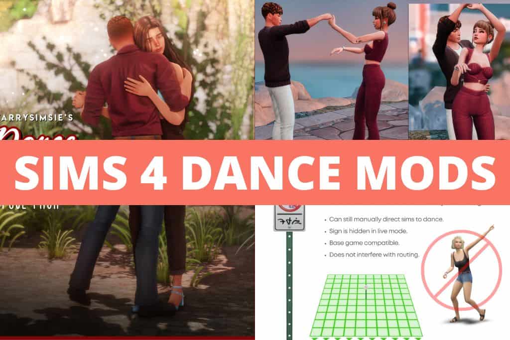 sims 4 dance mods collage