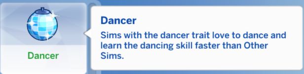 dancer trait description