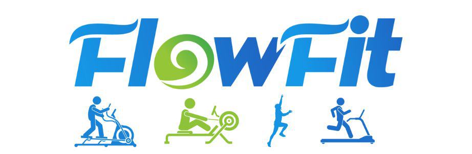 FlowFit with exercise machine logos