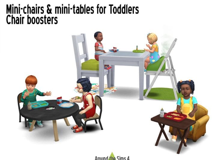 mini chairs and table for toddlers