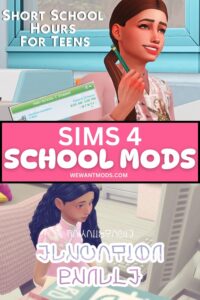 17+ Sims 4 School Mods: Activities, Classroom, & More - We Want Mods